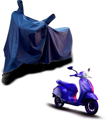 KEDIT Two Wheeler Cover for Bajaj(Chetak, Blue)