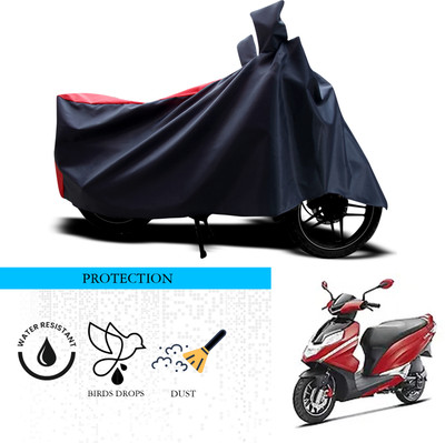 ANTHUB Waterproof Two Wheeler Cover for Hero(Dare, Black, Red)