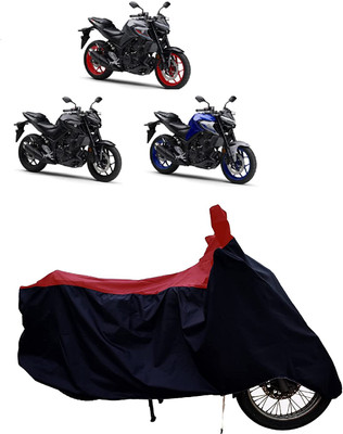 KEDIT Two Wheeler Cover for Yamaha(MT 03, Red, Black)