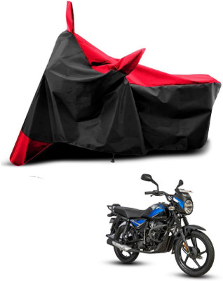 KEDIT Two Wheeler Cover for Bajaj(CT110, Red, Black)