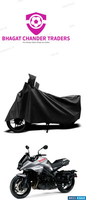 bhagat chander traders Waterproof Two Wheeler Cover for Suzuki(Katana BS6, Black)