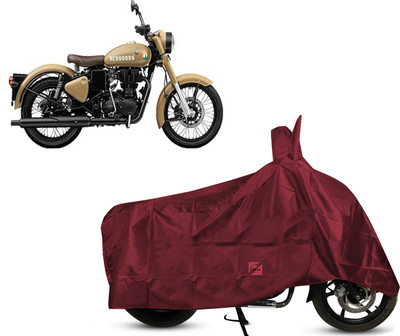 EGAL Two Wheeler Cover for Royal Enfield(Classic 350 Signals, Maroon)