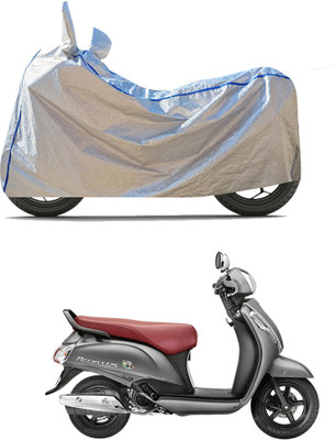 CODOKI Waterproof Two Wheeler Cover for Suzuki(Access SE, Silver)