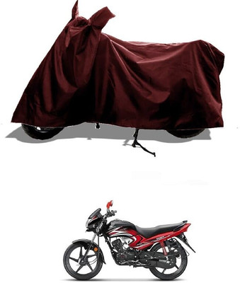 KEDIT Two Wheeler Cover for Honda(Dream Yuga, Maroon)