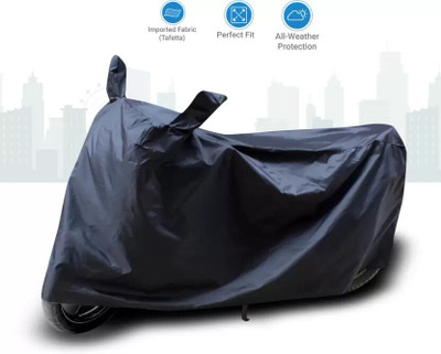 SK AUTO Waterproof Two Wheeler Cover for Hero(Glamour i3s BS6, Black)