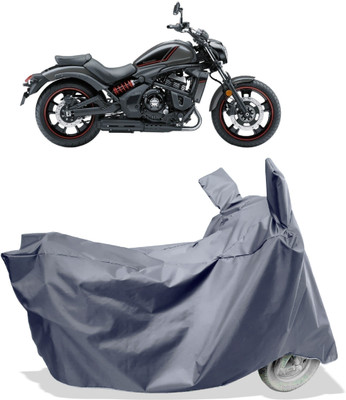 Amexride Two Wheeler Cover for Kawasaki(Vulcan S BS6, Grey)