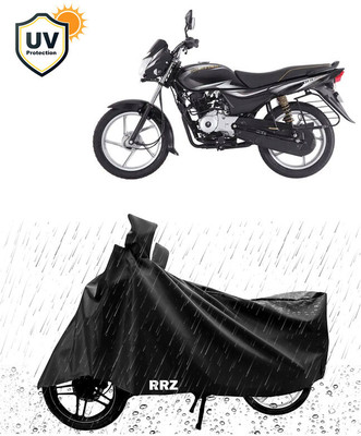 RRZ Waterproof Two Wheeler Cover for Bajaj(Platina 100 DTS-i, Black)