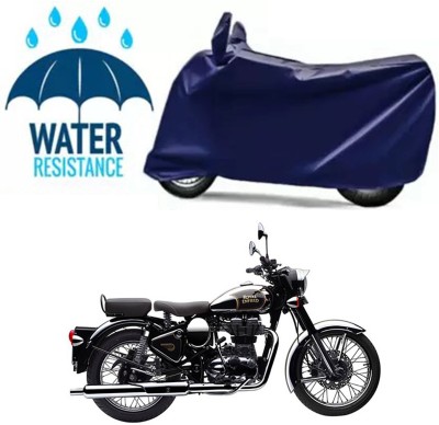 Furious3D Two Wheeler Cover for Royal Enfield(Classic Chrome, Blue)