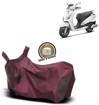 OliverX Waterproof Two Wheeler Cover for Hero(Duet 125CC, Maroon)