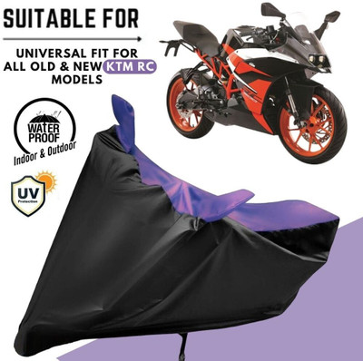 ZAQE Waterproof Two Wheeler Cover for KTM(RC 200, Purple)