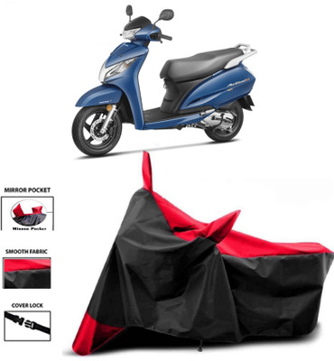 HWSXQAE Two Wheeler Cover for Honda(Red, Black)