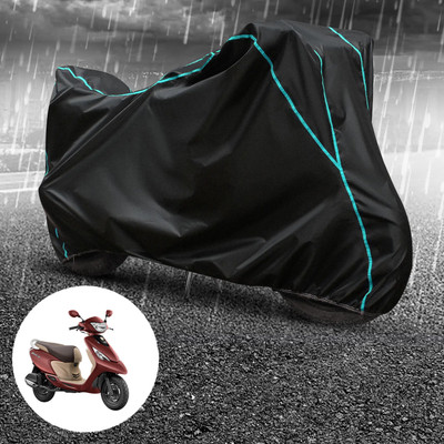 PAGORA Waterproof Two Wheeler Cover for TVS(Scooty Zest 110, Black)
