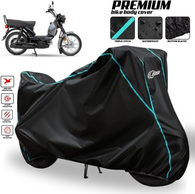 xodi Waterproof Two Wheeler Cover for TVS(XL 100, Black, Blue, Multicolor)