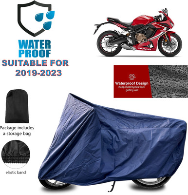PAGORA Waterproof Two Wheeler Cover for Honda(CBR650R, Blue)