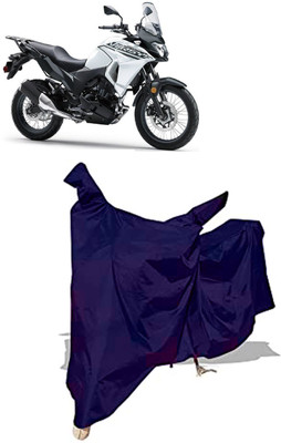 Amexride Two Wheeler Cover for Kawasaki(Versys X 300, Blue)