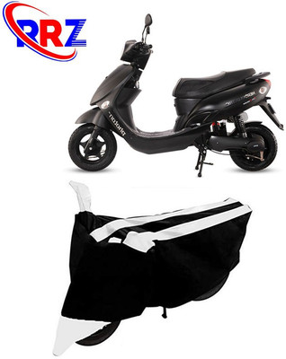 RRZ Waterproof Two Wheeler Cover for Hero(Electric Photon, Black, White)