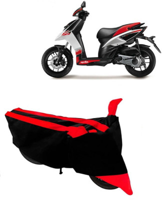 DeepShakshi AUTOMOTIVE Waterproof Two Wheeler Cover for Aprilia(SR 125, Red, Black)