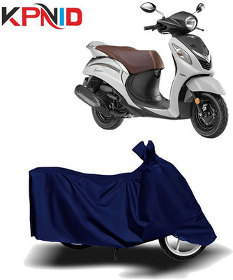 KPIND Waterproof Two Wheeler Cover for Yamaha(Fascino, Blue)