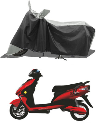 DeepShakshi AUTOMOTIVE Two Wheeler Cover for Kinetic(Zing, Red)