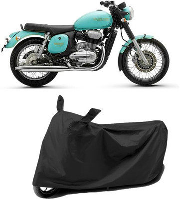 KEDIT Two Wheeler Cover for JAWA(Forty Two, Black)