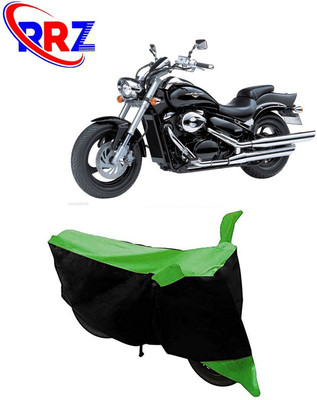 RRZ Waterproof Two Wheeler Cover for Suzuki(Intruder M800, Black, Green)