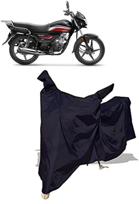 Amexride Two Wheeler Cover for Hero(CD 110 Dream, Black)