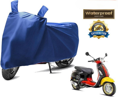 DeepShakshi AUTOMOTIVE Waterproof Two Wheeler Cover for Vespa(Vespa SXL, Blue)
