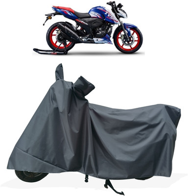 Tricway Two Wheeler Cover for TVS(Apache RTR 165 RP, Grey)