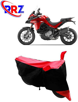 DeepShakshi AUTOMOTIVE Two Wheeler Cover for Ducati(Multistrada, Black, Red)