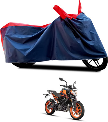 CODOKI Waterproof Two Wheeler Cover for KTM(200 Duke, Black, Red)