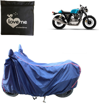 Love Me Waterproof Two Wheeler Cover for Royal Enfield(Continental GT, Blue)