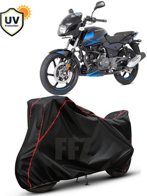 FFZ Waterproof Two Wheeler Cover for Bajaj(Pulsar 150, Black, Red)