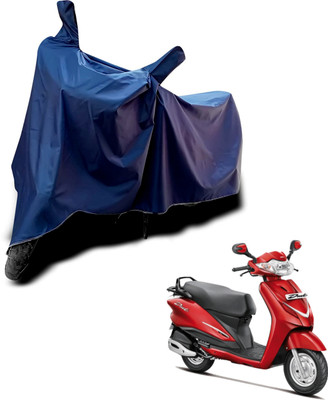KEDIT Two Wheeler Cover for Hero(Duet LX 110CC, Blue)