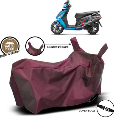 AASHTIK MART Two Wheeler Cover for Hero(Maestro Edge, Maroon)