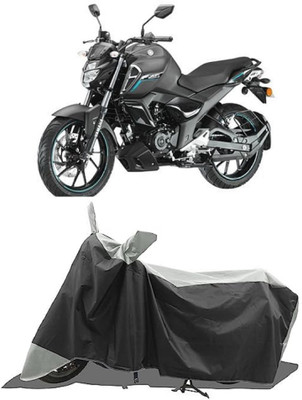 GROFATIK Two Wheeler Cover for Yamaha(FZ S V3.0 FI, White)