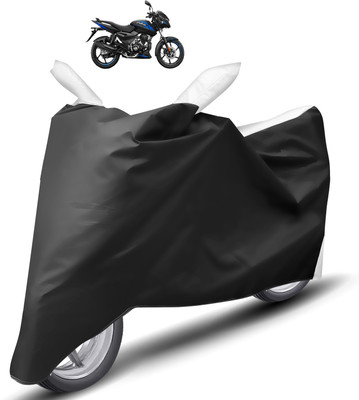 Caronix Two Wheeler Cover for Bajaj(Pulsar 125, White)