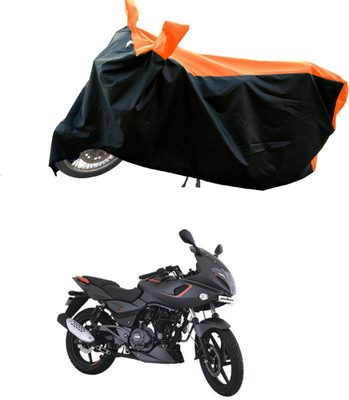 DeepShakshi AUTOMOTIVE Waterproof Two Wheeler Cover for Bajaj(Pulsar 180 DTS-i, Orange)