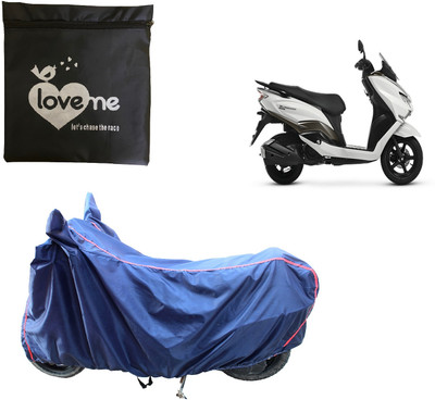 Love Me Waterproof Two Wheeler Cover for Suzuki(Burgman Street, Blue)