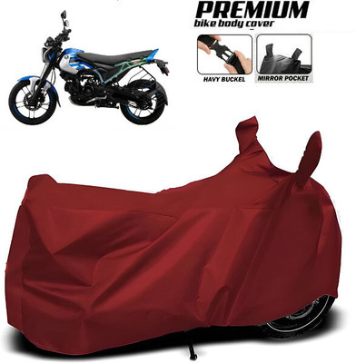 SK AUTO Waterproof Two Wheeler Cover for Bajaj(Maroon)