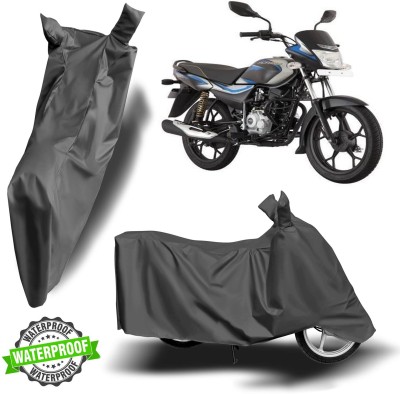 NG Auto Front Waterproof Two Wheeler Cover for Bajaj(Platina 100, Grey)