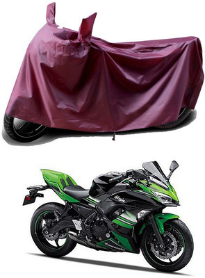APNEK Waterproof Two Wheeler Cover for Kawasaki(Ninja 650 BS6, Maroon)