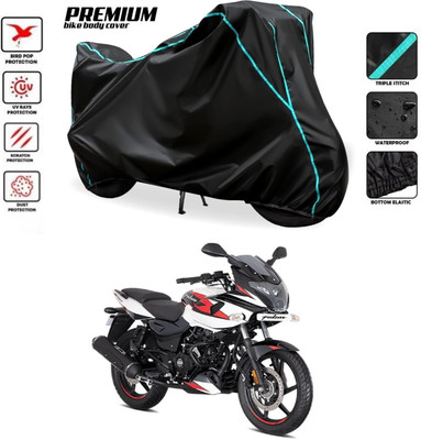 SThanaveX Two Wheeler Cover for Bajaj(Pulsar 220F, Black)