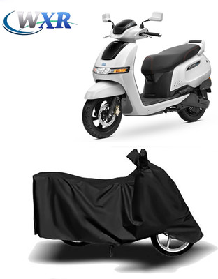 WXR Waterproof Two Wheeler Cover for Bajaj(iQube, Black)