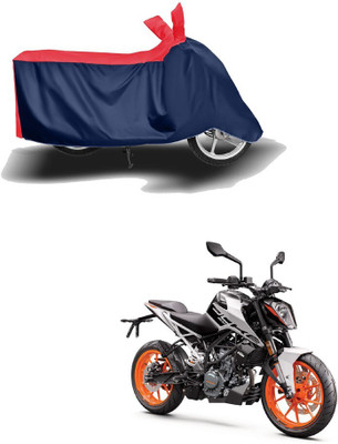 DeepShakshi AUTOMOTIVE Two Wheeler Cover for KTM(Duke 200, Red, Blue)