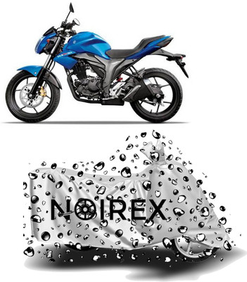 NOIREX Two Wheeler Cover for Suzuki(Gixxer, Silver)