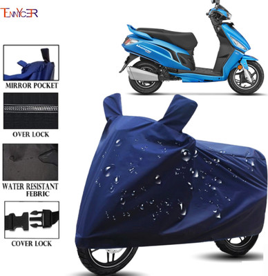 TENNYCER Waterproof Two Wheeler Cover for Hero(Maestro Edge, Blue)