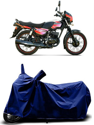 VESMEI Two Wheeler Cover for TVS(Samurai, Blue)