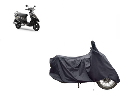 Anlopeproducts Waterproof Two Wheeler Cover for TVS(Pep Plus, Grey)