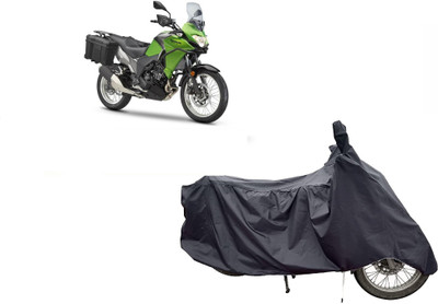 Anlopeproducts Waterproof Two Wheeler Cover for Kawasaki(Versys 1000, Grey)
