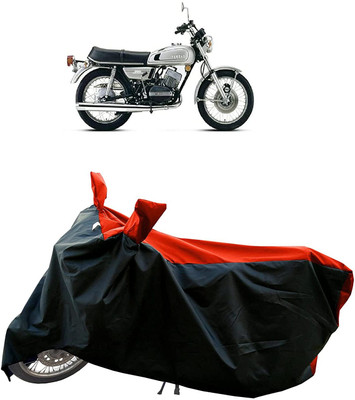 KEDIT Two Wheeler Cover for Yamaha(RD 350, Red, Black)